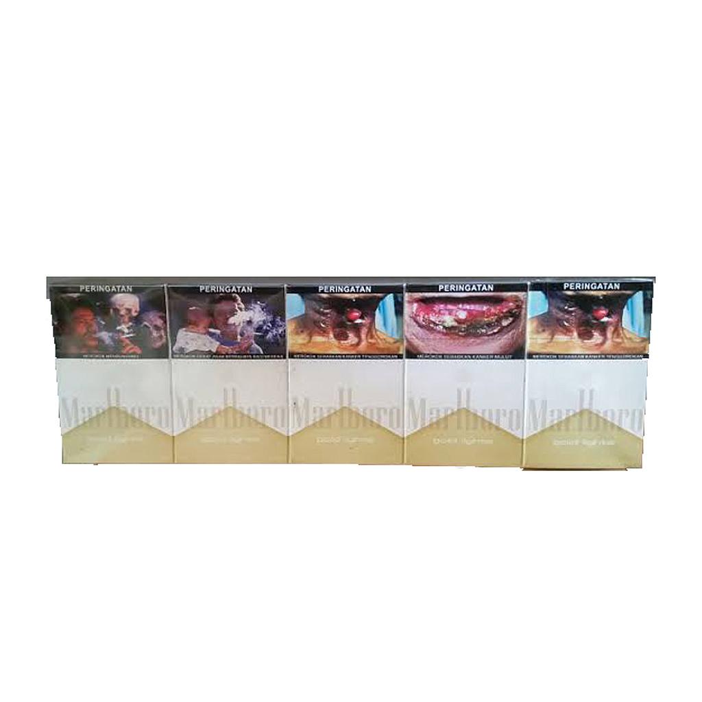 Marlboro Lights Gold 20  Pcs Sloft Isi 10 Pack
