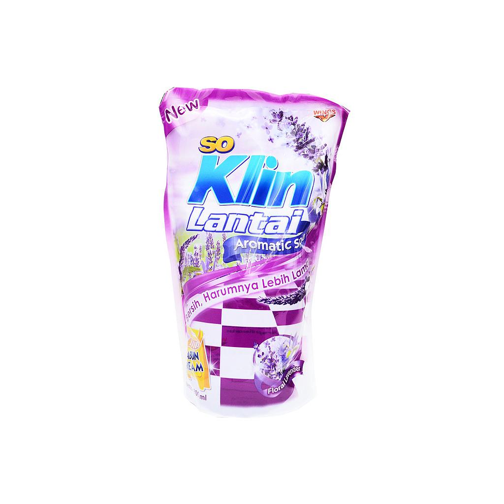 Soklin Lantai Floral Lavender 800 Ml Pouch