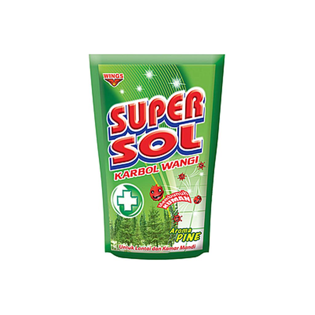 Super Sol Karbol Wangi Pine Pouch 60 Ml