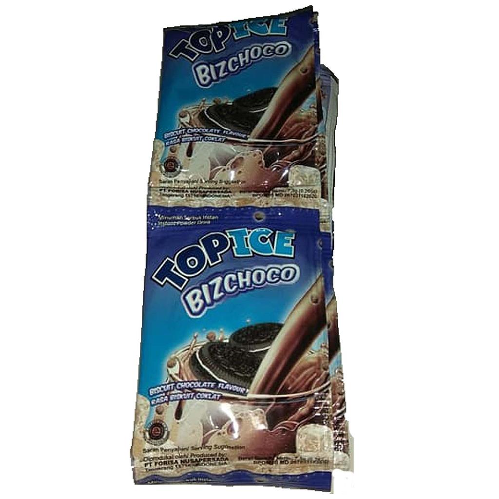 Top Ice Bizchoco  Sachet 7,3 Gr Renceng 10 Pcs