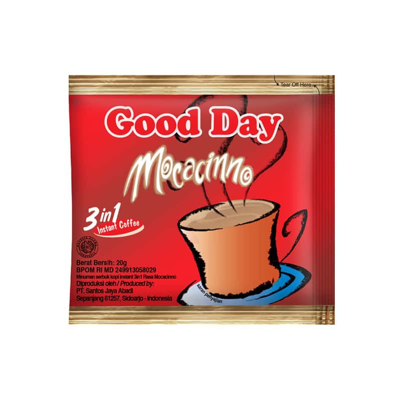 Good Day Kopi Mocacinno Sachet 20 Gr Renceng 10 Pcs