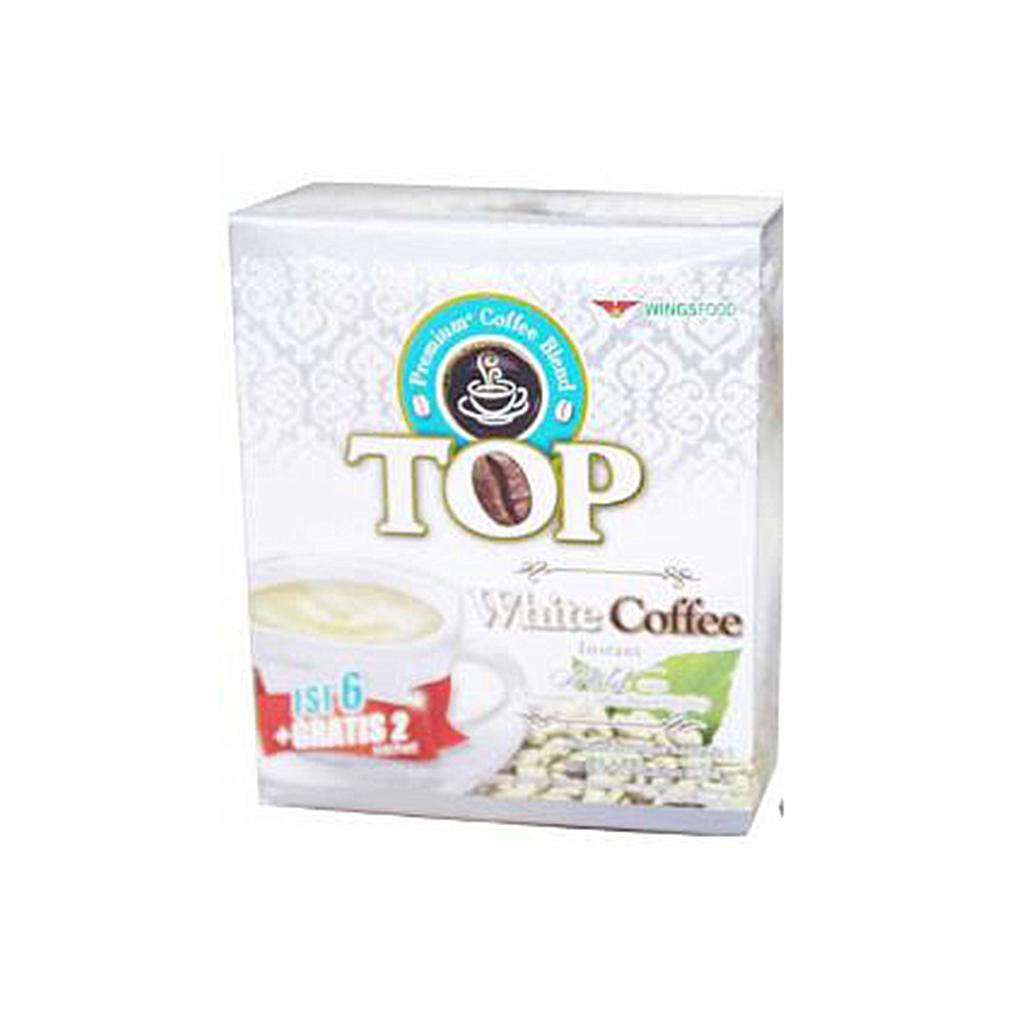Top Kopi White Coffee Sachet 21 Gr Dus Isi 10 Pcs