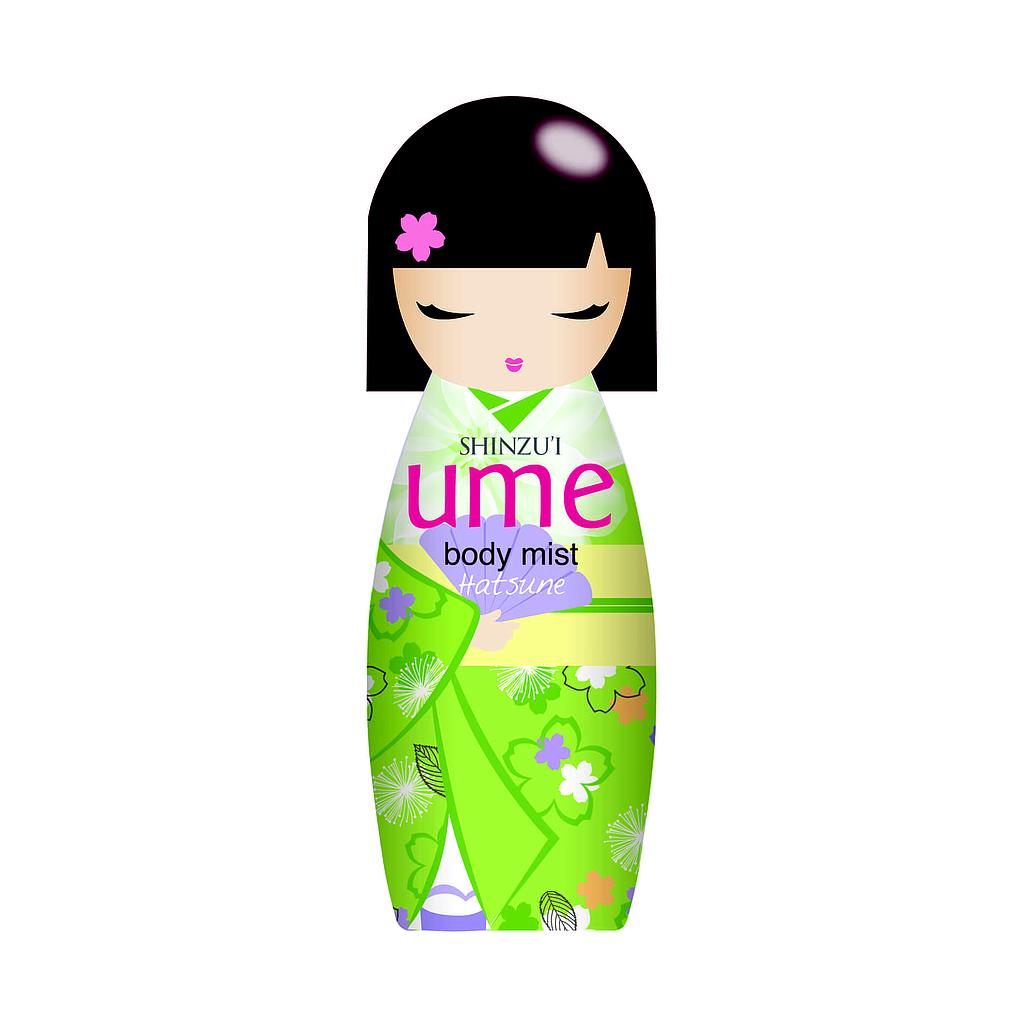 Shinzui Ume Body Mist Hatsune Botol 100 Ml