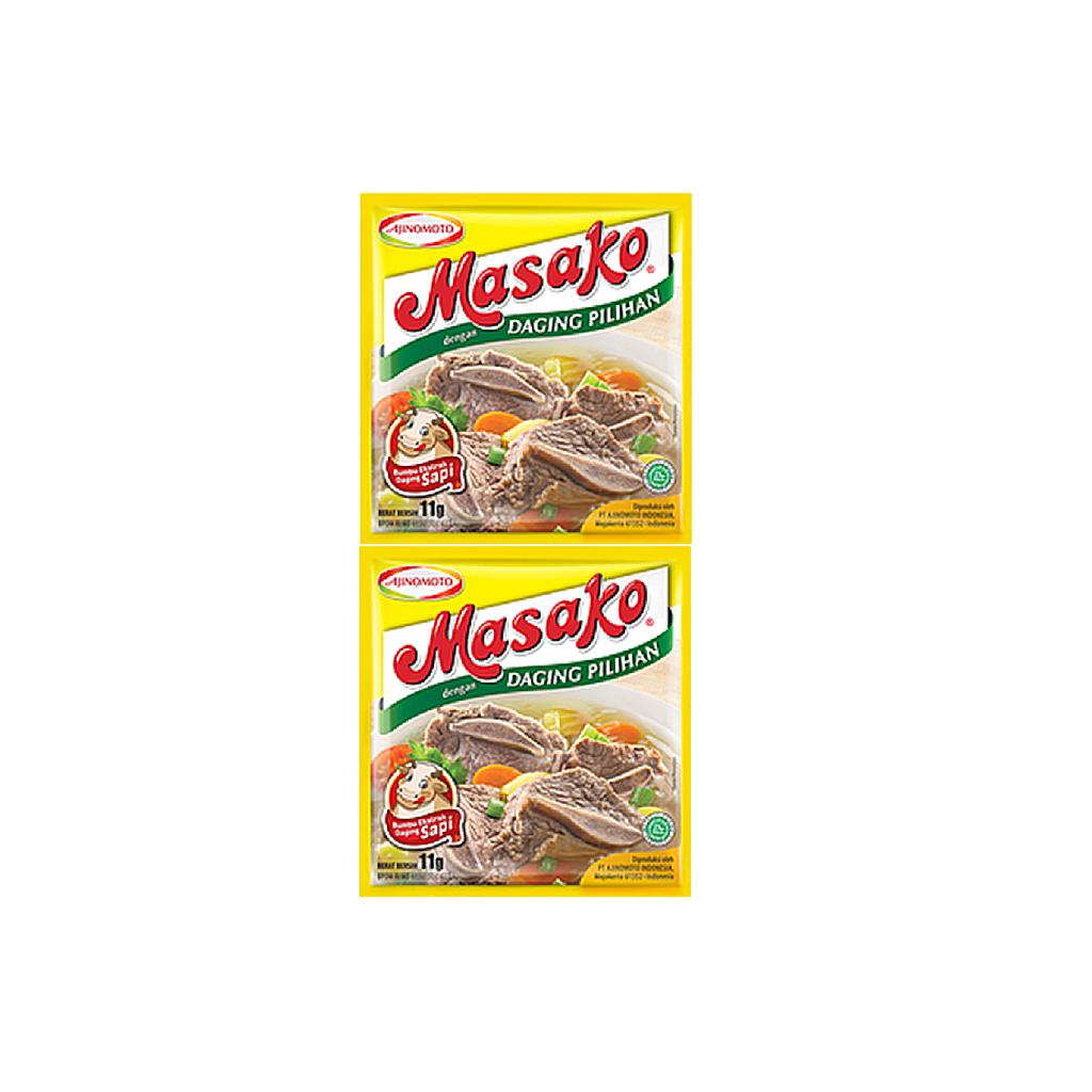 Masako Sapi Sachet 11 Gr Renceng 12 Pcs