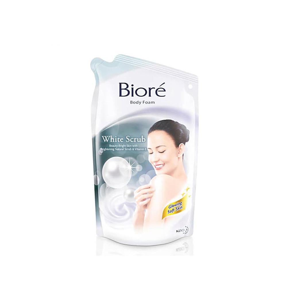 Biore Body Wash White Scrub Refill 250 Ml