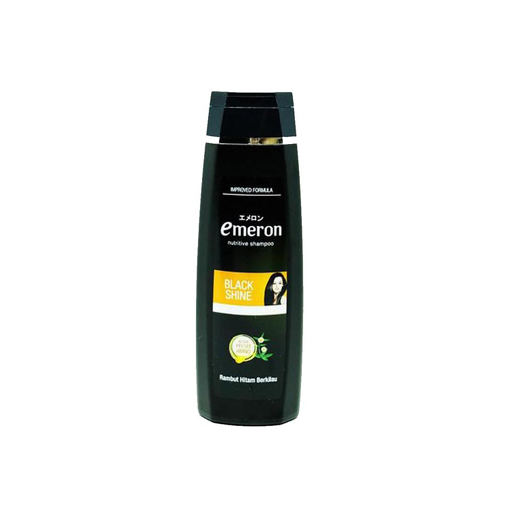 Emeron Shampoo Black &amp; Shine Botol 70 Ml
