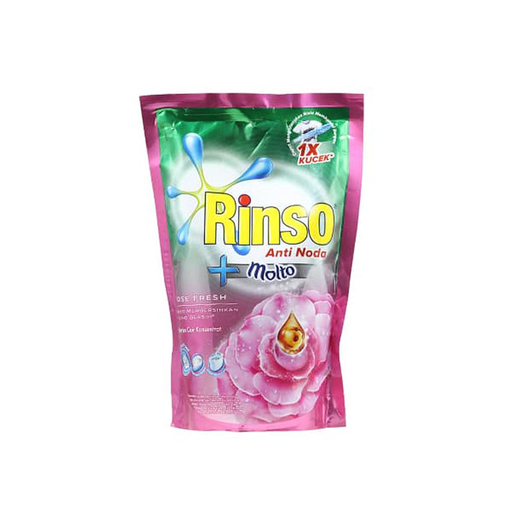 Rinso Deterjen Liquid + Molto Rose Fresh 750Ml