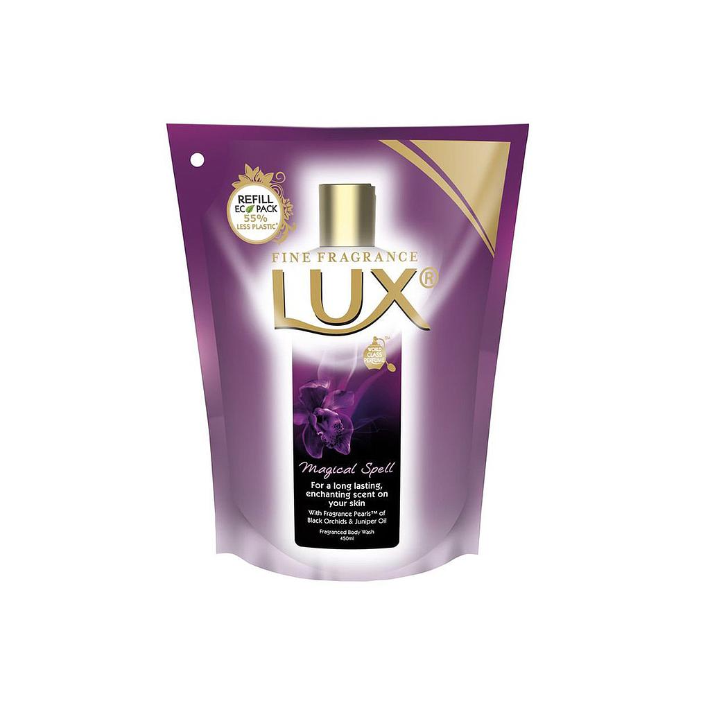 Lux Body Wash Purple Magical Reffill Pouch 250 Ml