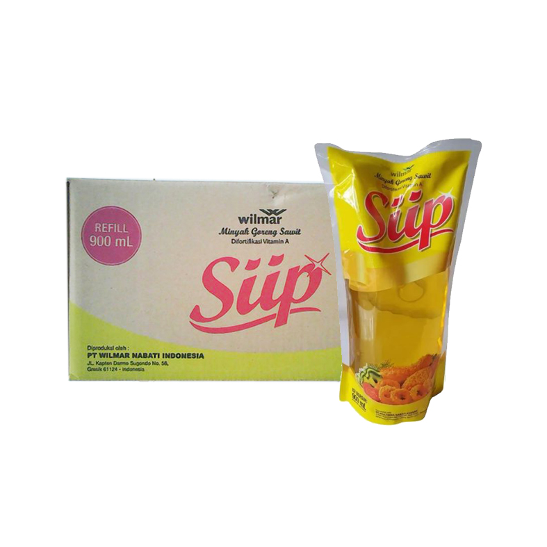 Siip Minyak Goreng Pouch 1L Karton Isi 12 Pcs