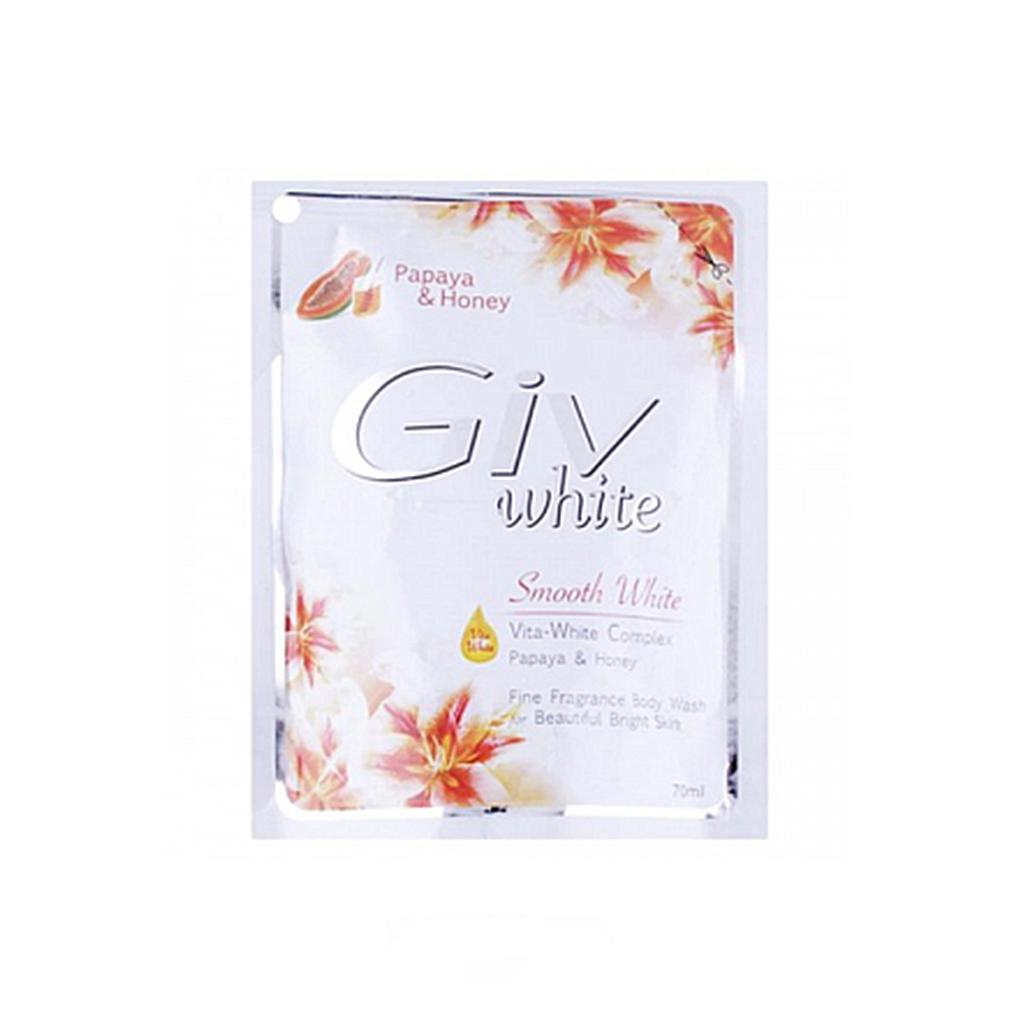 Giv Body Wash Papaya Pouch 65 Ml