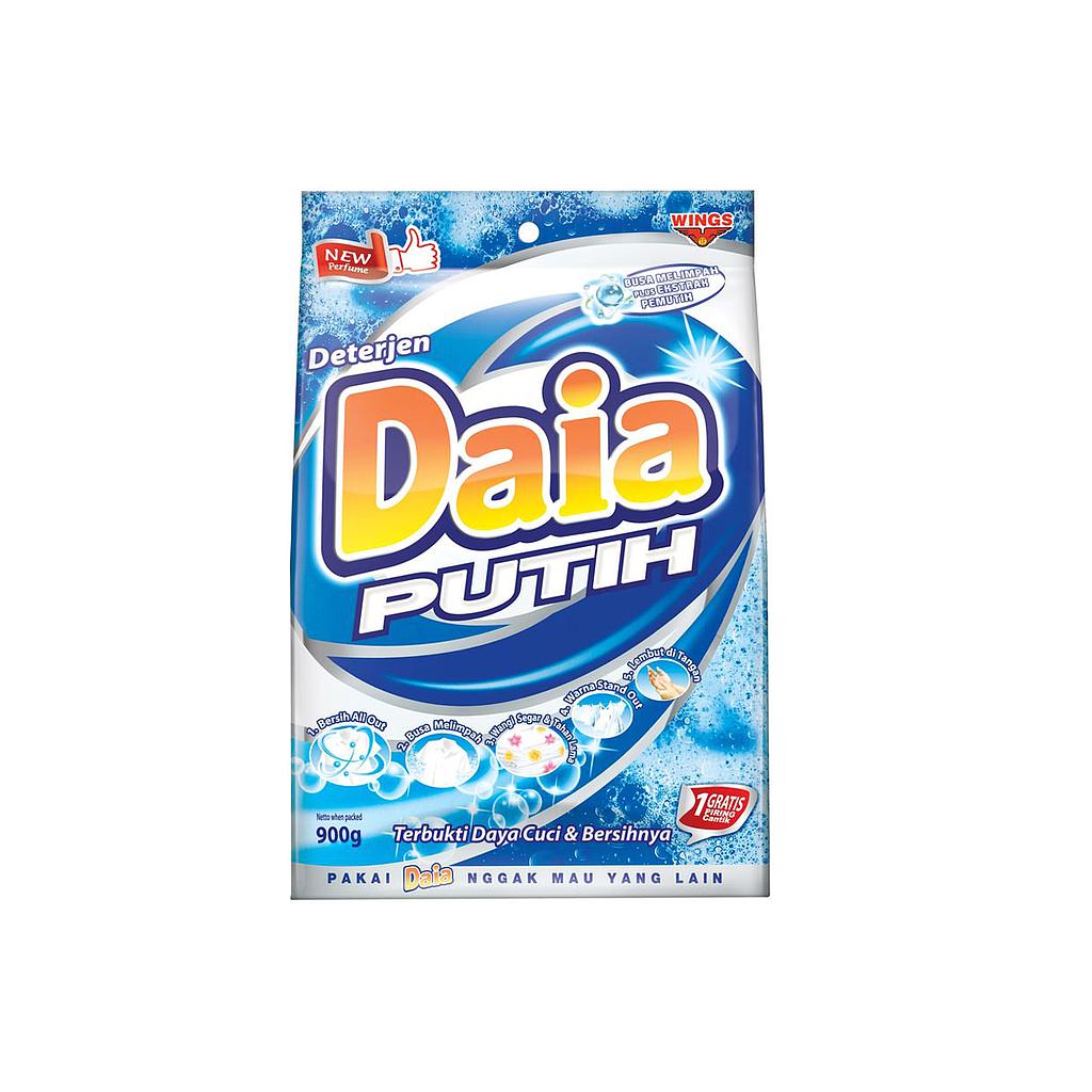 Daia Detergent Bubuk Putih Extrak Pemutih 900 Gr
