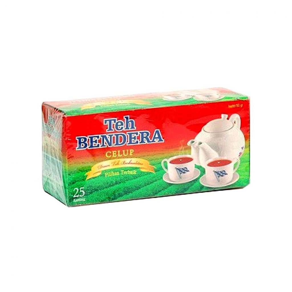 Teh Bendera Celup 50 Gr Isi 25 Kantong