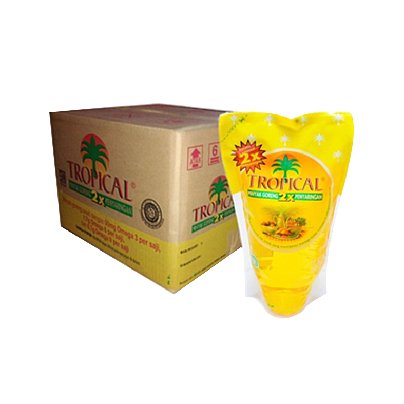 Tropical Minyak Goreng Pouch 1 L Karton Isi 12