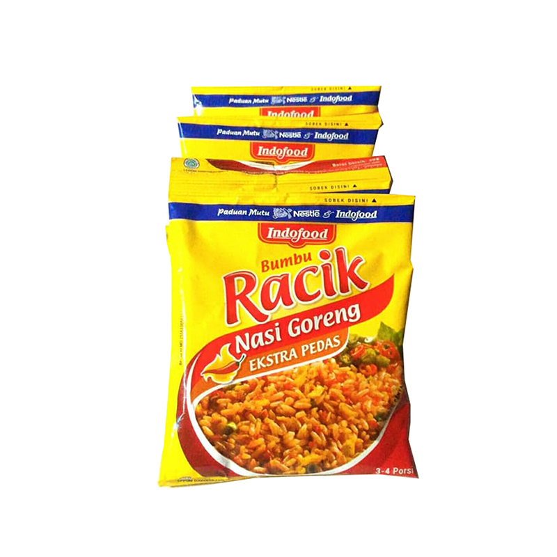 Indofood Bumbu Racik Nasi Goreng Ekstra Pedas Sachet 20 Gr Renceng 10 Pcs