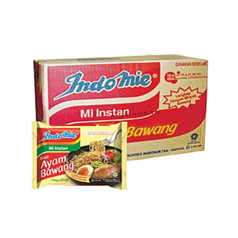 Indomie Ayam Bawang 69 Gr Plastik Karton Isi 40 Pcs