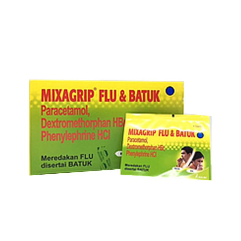 Mixagrip Flu &amp; Batuk 4 Pcs Box Isi 25