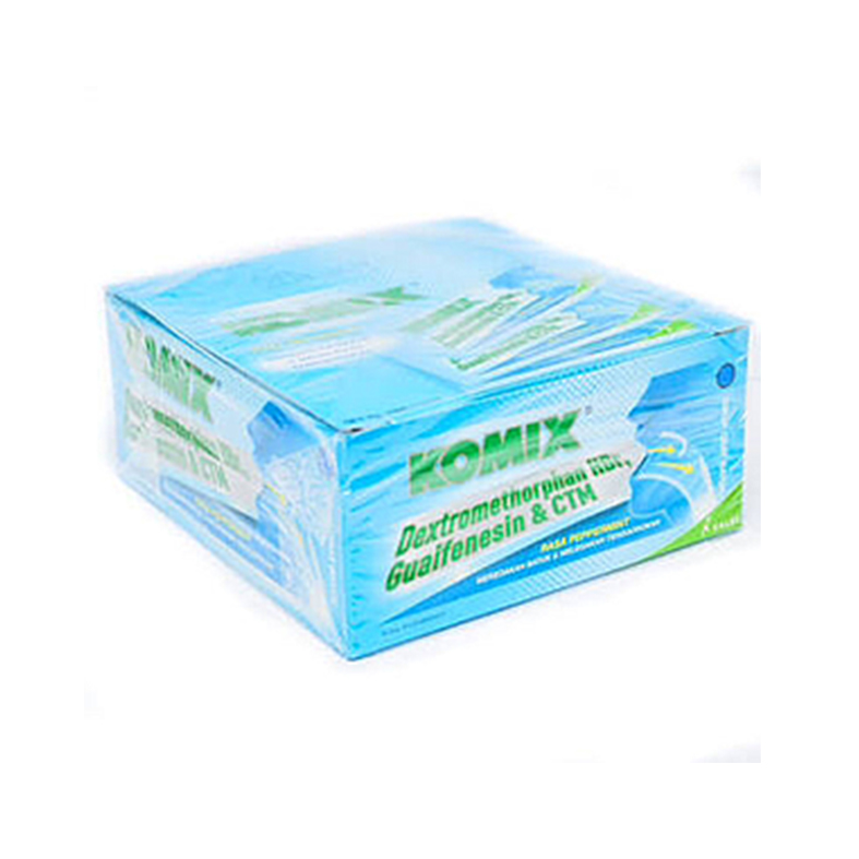 Komix Rasa Peppermint  Sachet 7 Ml  Box Isi 30