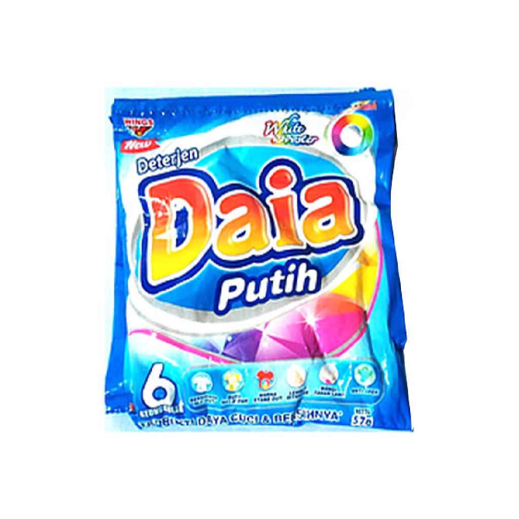 Daia Putih 57 G Sachet Renceng 6 Pcs