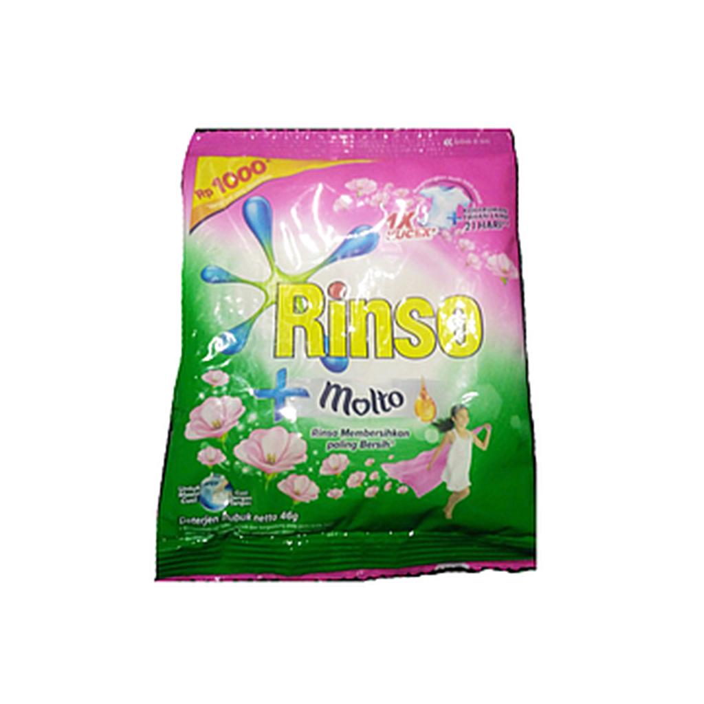 Rinso Molto Plastic Pack 46 G Renceng 6 Pcs