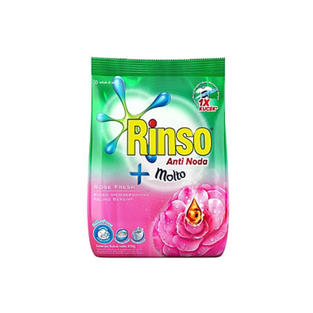 Rinso Deterjen Powder Molto Fresh Sachet 800 Gr