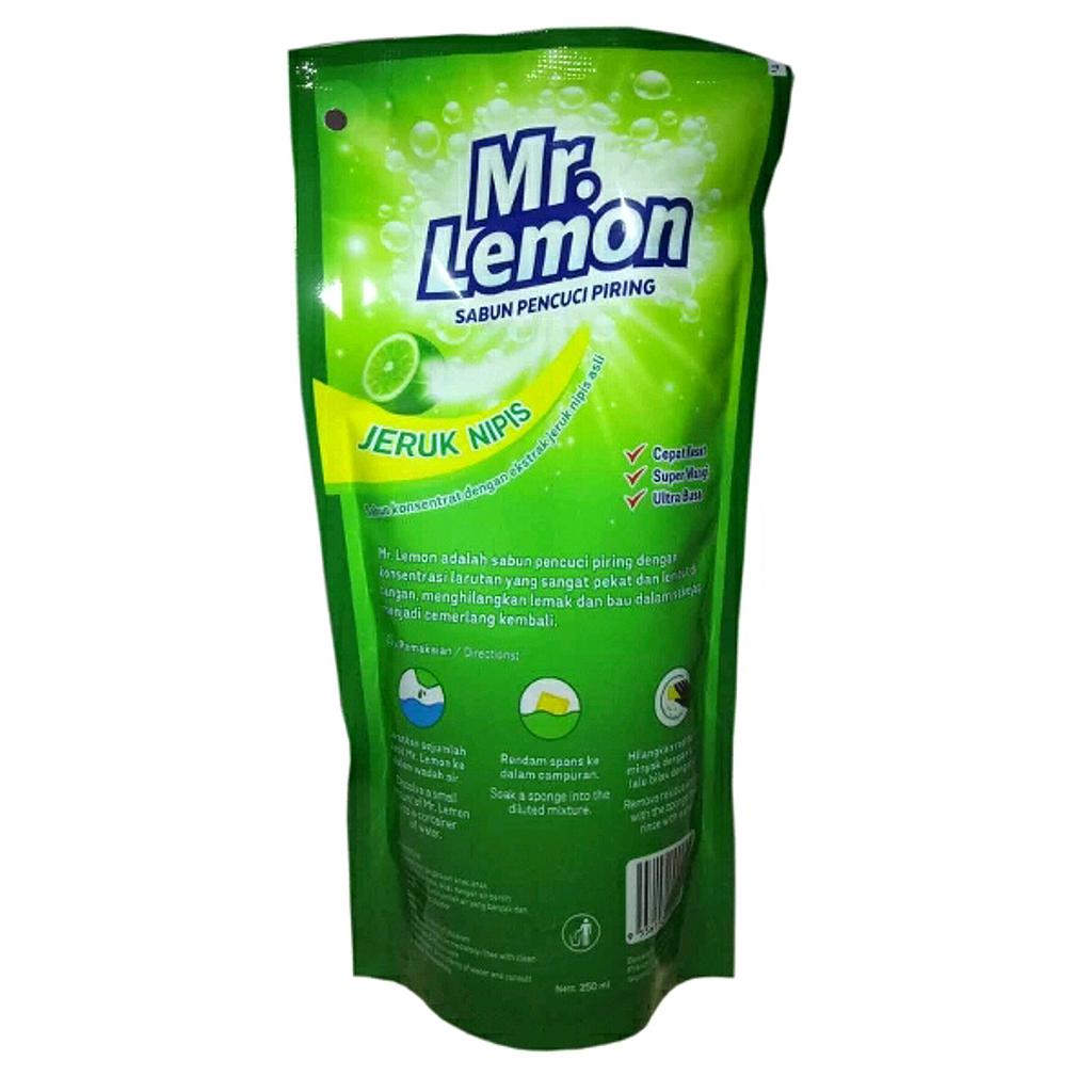 Mr. Lemon Jeruk Nipis Pouch 250 Ml