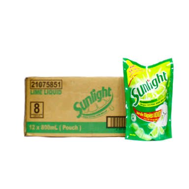Sunlight Lime Pouch 800 Ml Karton Isi 12