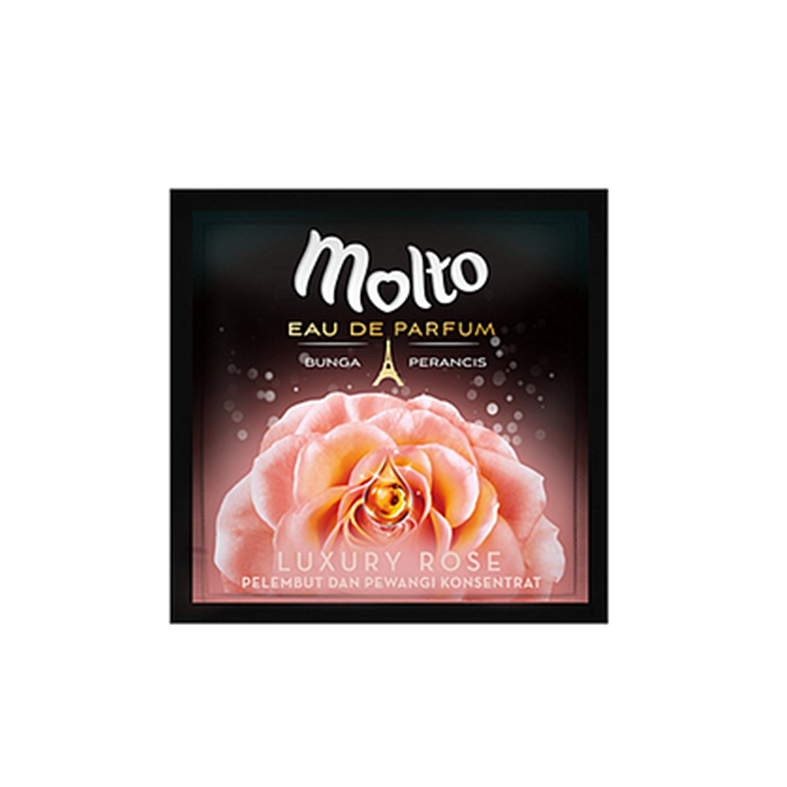 Molto Eau De Parfum Luxury Rose Sachet 12 Ml Renceng 12 Pcs