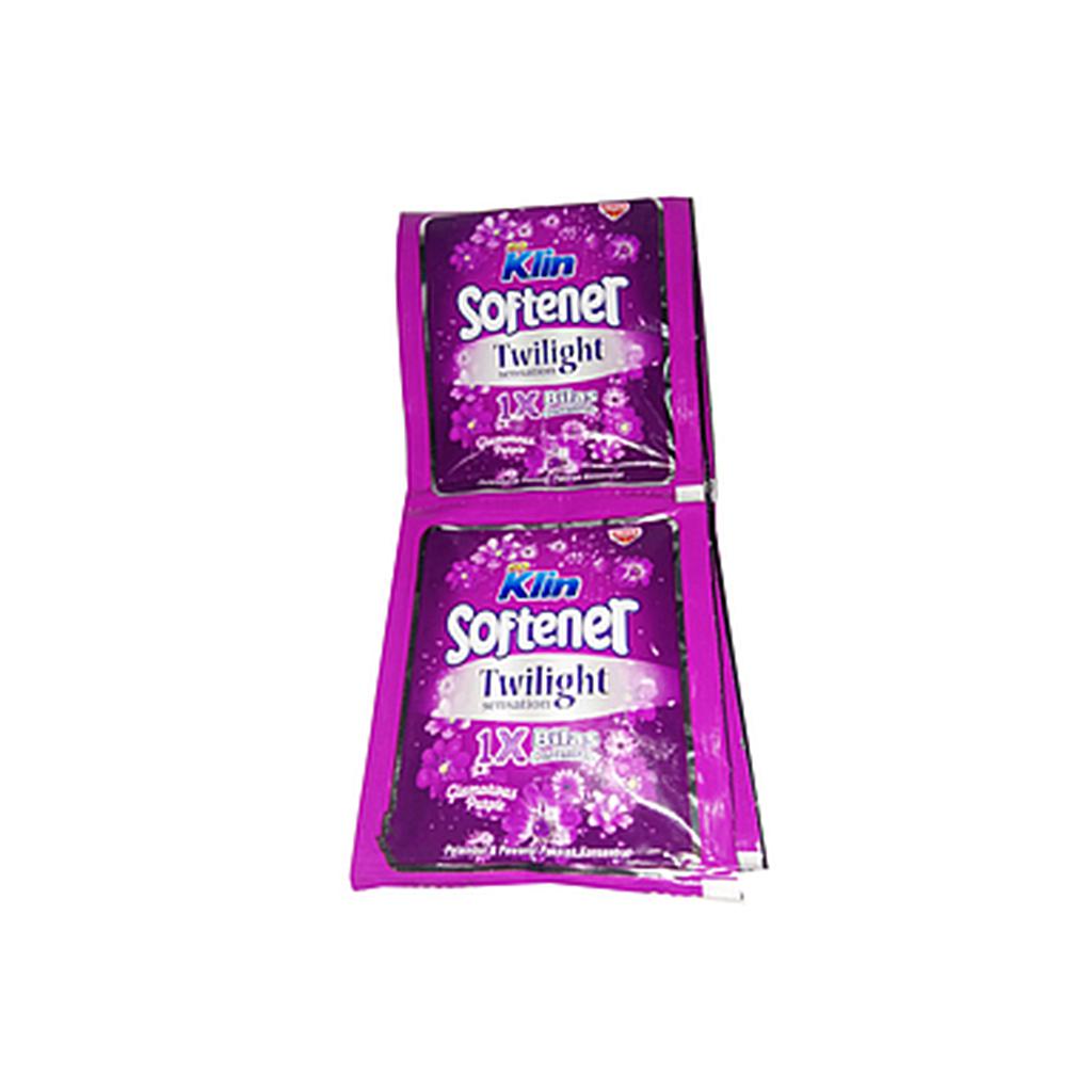 Soklin Softener Glamorous Purple Sachet 15 Ml Renceng 12 Pcs