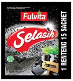 Fulvita Selasih Cincau Sachet 12 Gr 