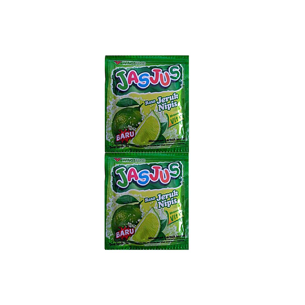 Jasjus Jeruk Nipis Sachet 8 Gr Renceng 10 Pcs