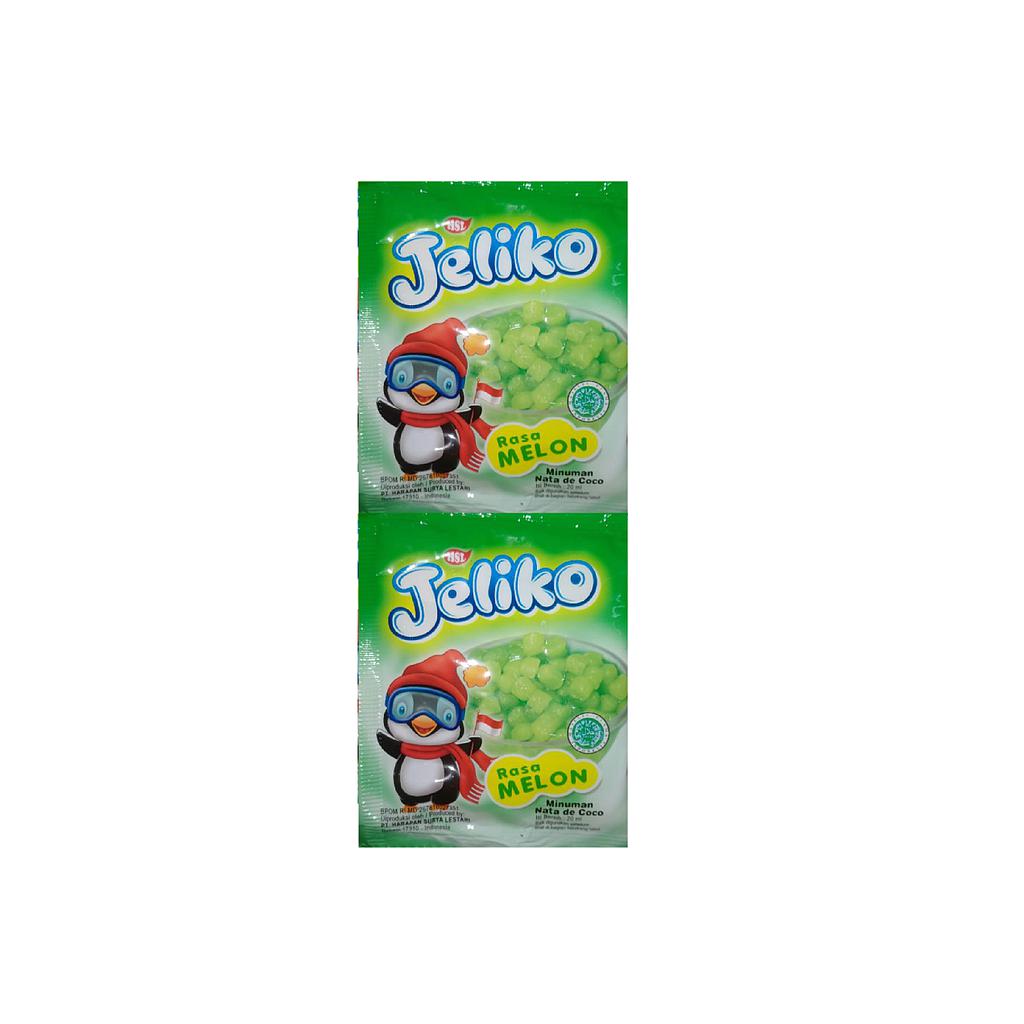 Jeliko Jelly Melon Sachet 7 Gr Renceng Isi 11 Pcs