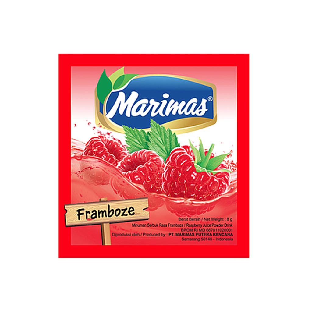 Marimas Framboze Sachet 8 Gr Renceng 10 Pcs