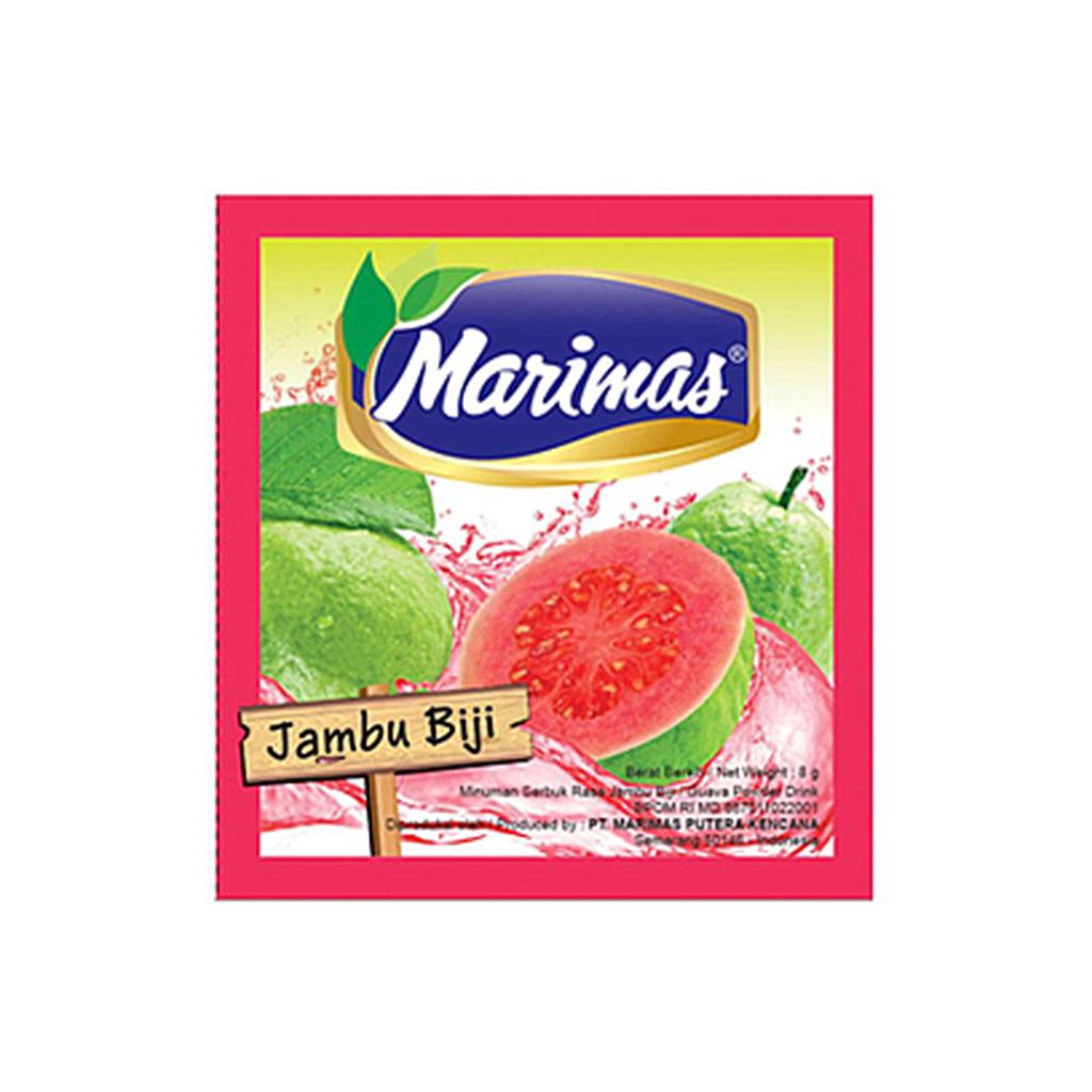 Marimas Jeruk Nipis &amp; Peras Sachet 8 Gr Renceng 10 Pcs