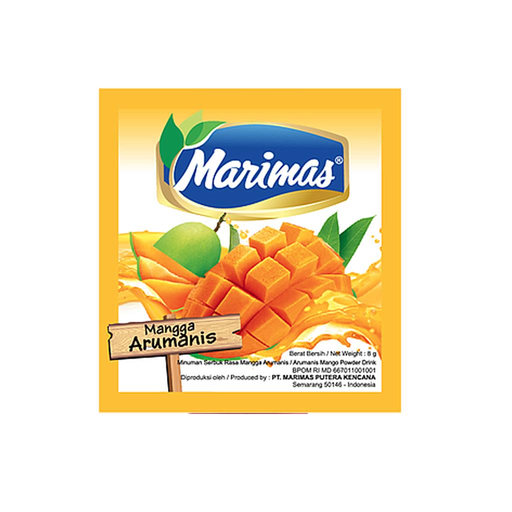 Marimas Mangga Arumanis Sachet 8 Gr Renceng 10 Pcs
