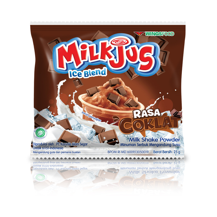 Milkjus Ice Blend Rasa Cokelat Sachet 25 Gr