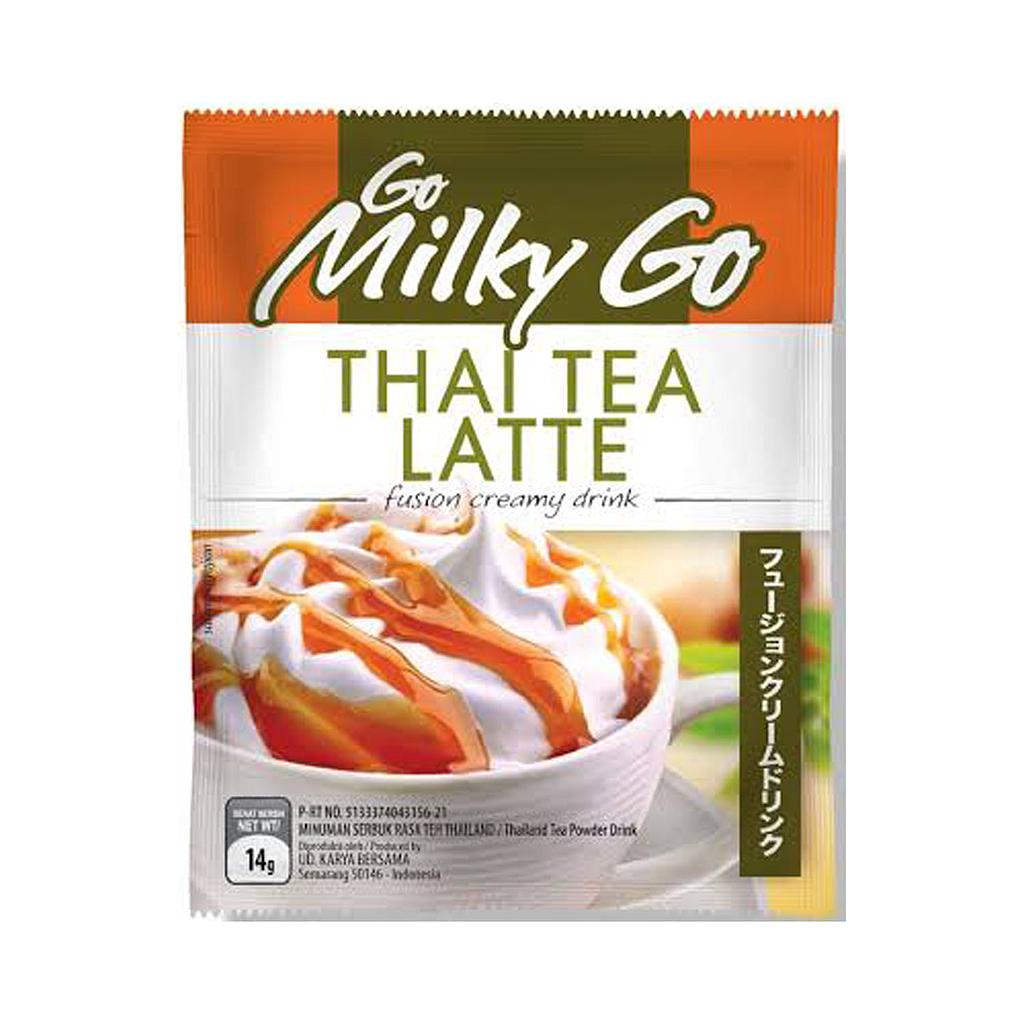 Milky Go Thai Tea Latte Sachet 14 Gr