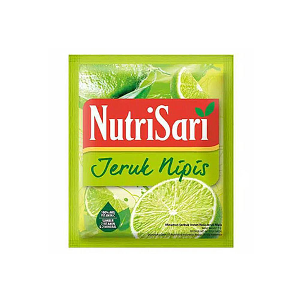 Nutrisari Jeruk Nipis Sachet 11 Gr Renceng 10 Pcs