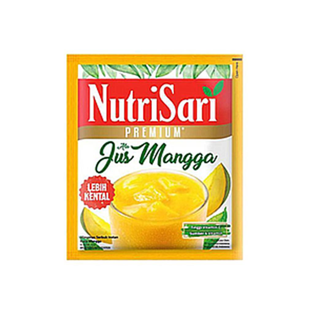 Nutrisari Premium Jus Mangga Sachet 15 Gr Renceng 10 Pcs