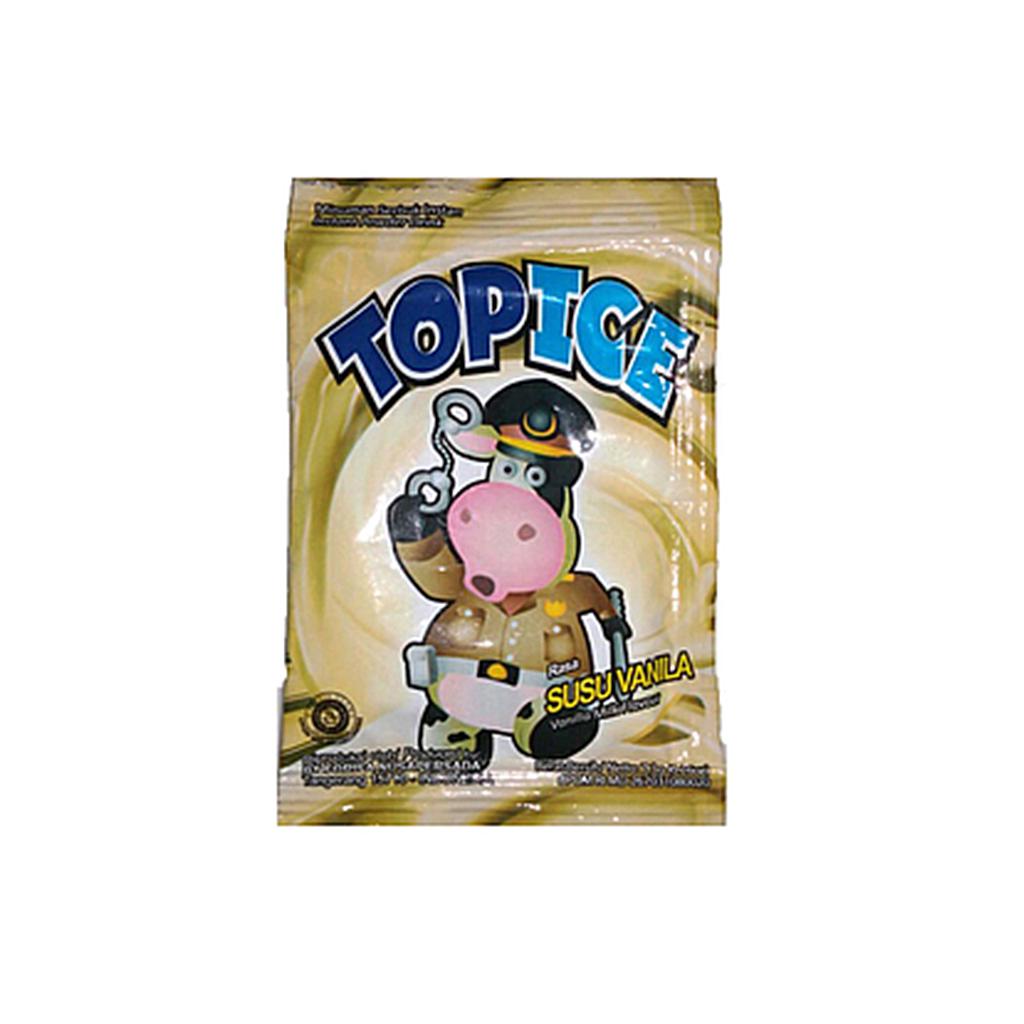 TOP ICE VANILA SACHET 7,3 G RENCENG ISI 10