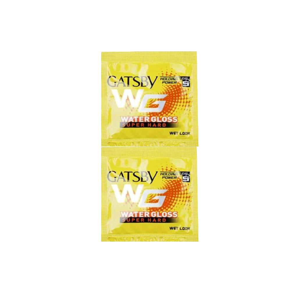 Gatsby Water Gloss Super Hard Sachet 6 Gr Renceng 20 Pcs