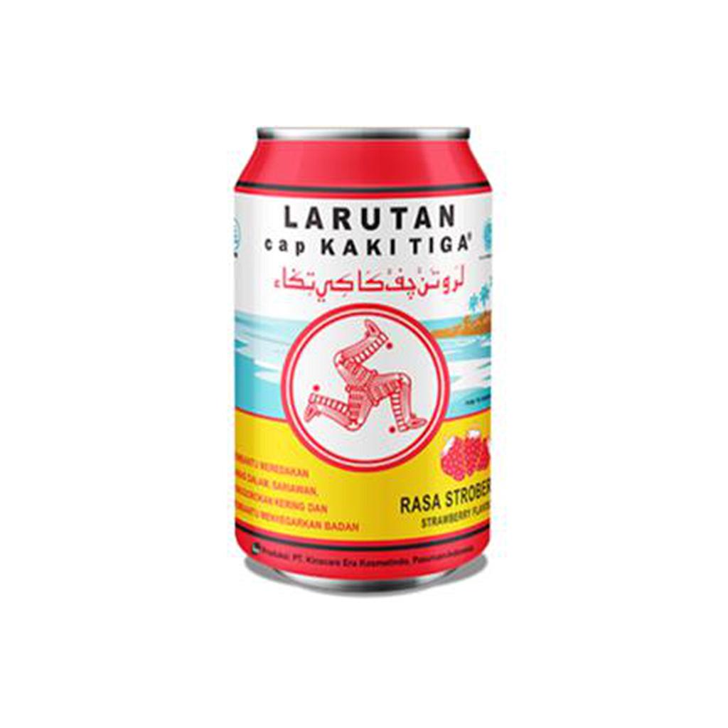 Larutan Cap Kaki 3 Kaleng Stroberi  kaleng 320 ml