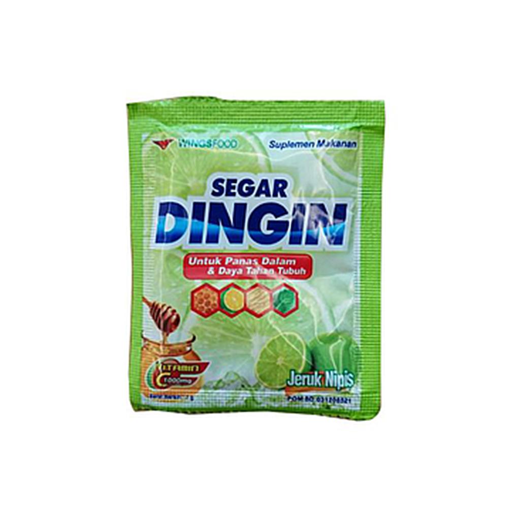 Segar Dingin Jeruk Nipis 7 G Sachet Renceng 12 Pcs