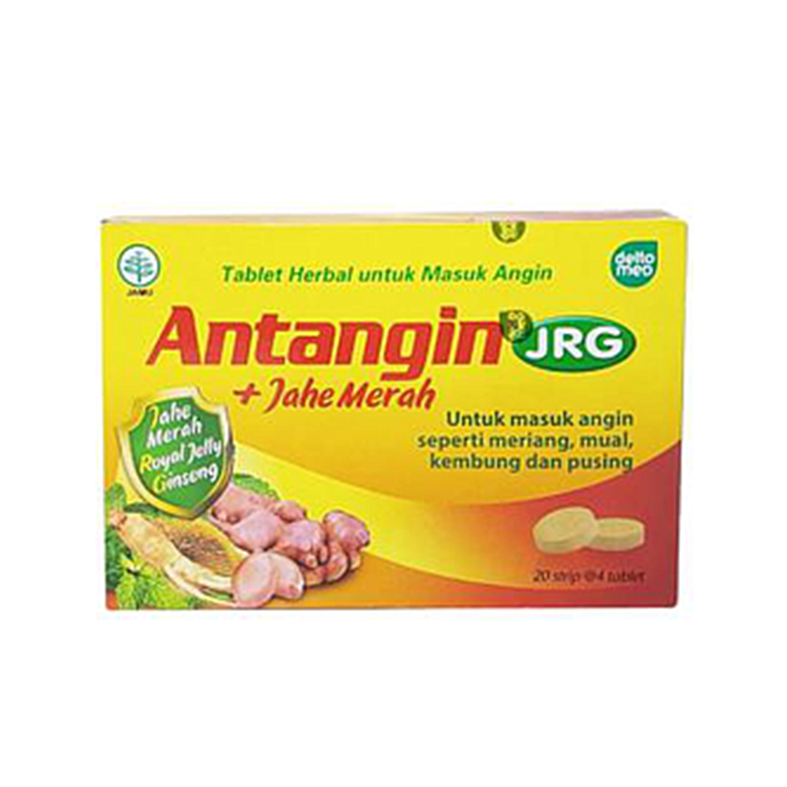 Antangin Jrg Jahe Merah 4 Pcs Strip Box Isi 20h
