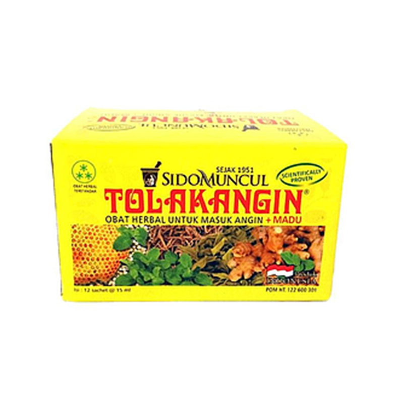 Tolak  Angin Sidomuncul Sachet 15 Ml Box  Isi 12