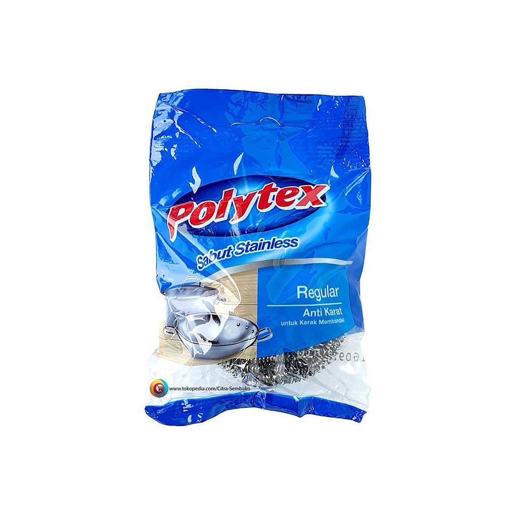 Polytex Sabut Stainless Reguler 1 Pcs Plastik