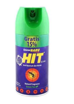 Hit Anti Nyamuk Green Tea 275 Ml Kaleng