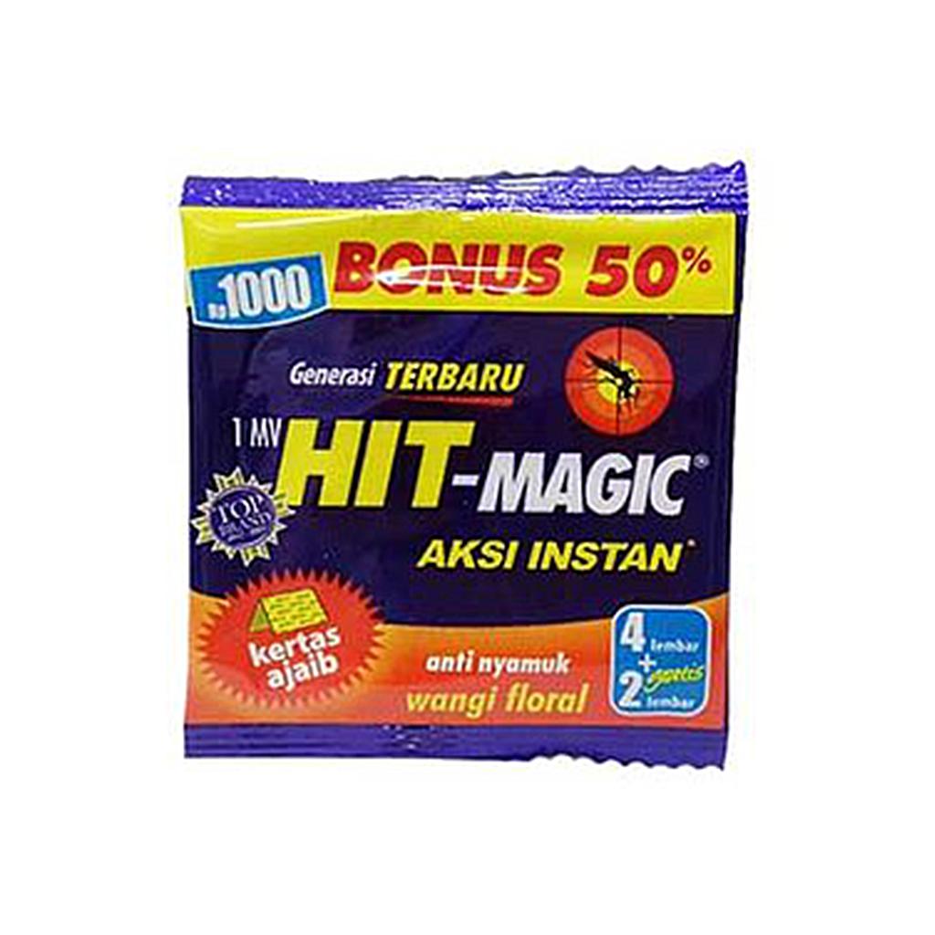 Hit Magic Aksi Instan Floral 0.4 G Sachet Isi 6 Pcs