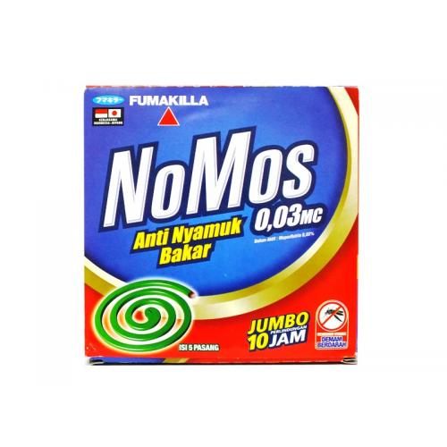 Nomos Anti Nyamuk Bakar Kotak 5 Pcs