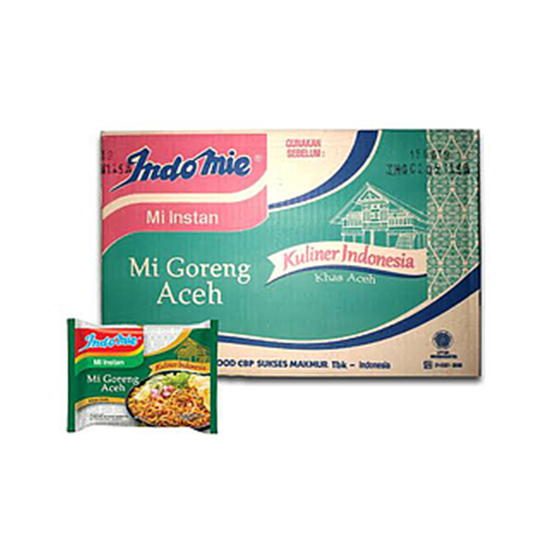 Indomie Mie Goreng Aceh 90 Gr Karton Isi 40 Pcs