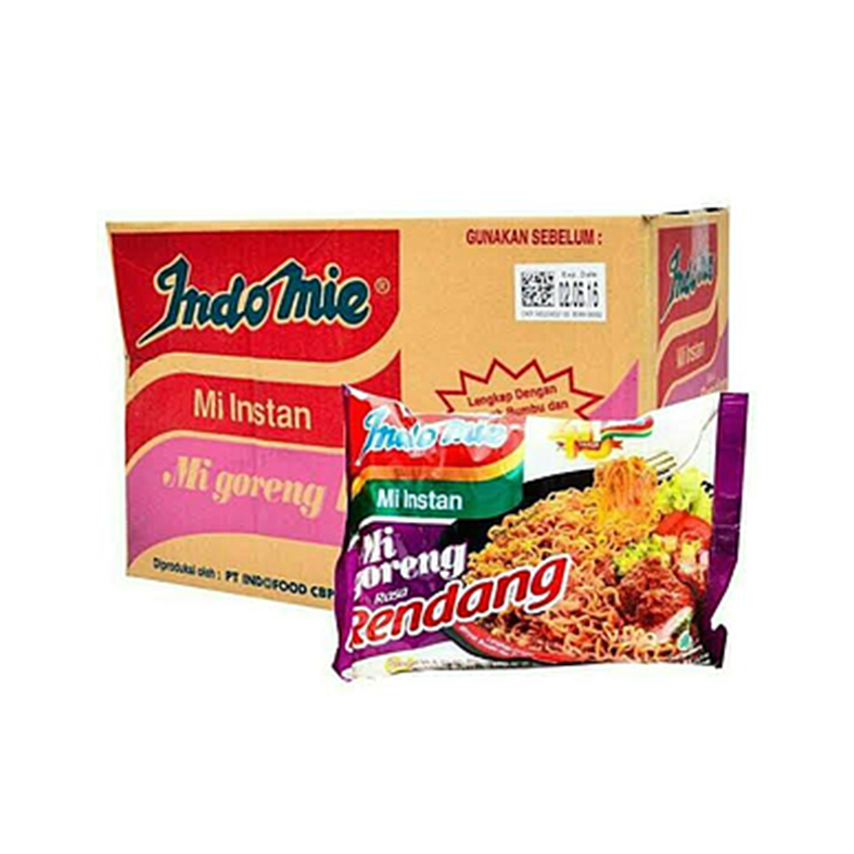 Indomie Mie Goreng Rasa Rendang 91 Gr Karton Isi 40 Pcs